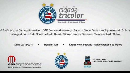 Imagem Alvará de construção da Cidade Tricolor completa 4 anos; CT segue fechado