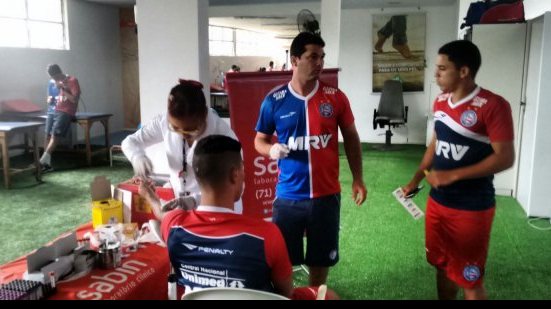 Imagem  Jogadores seguem fazendo exame médico no Fazendão