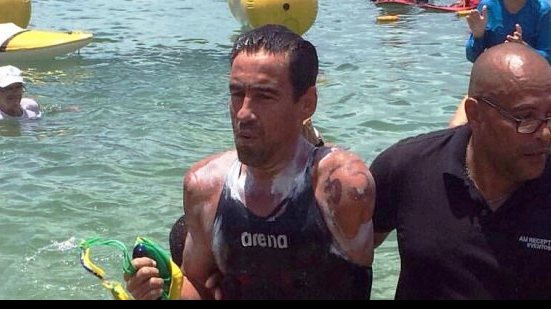 Imagem Paratleta baiano entra para história da Travessia Mar-Grande Salvador