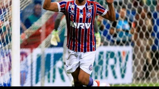 Imagem Confira todos os gols do empate entre Bahia e Santos