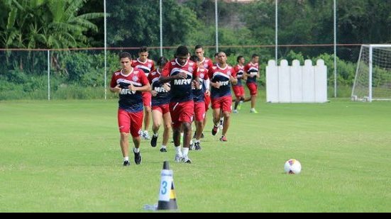 Imagem  Sem Hernane, Bahia realiza treino no Fazendão