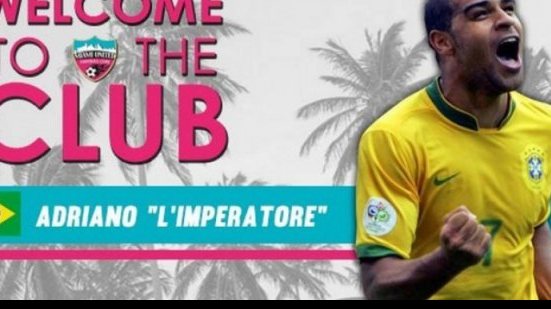 Imagem Parado há dois anos, Adriano Imperador acerta com clube dos EUA