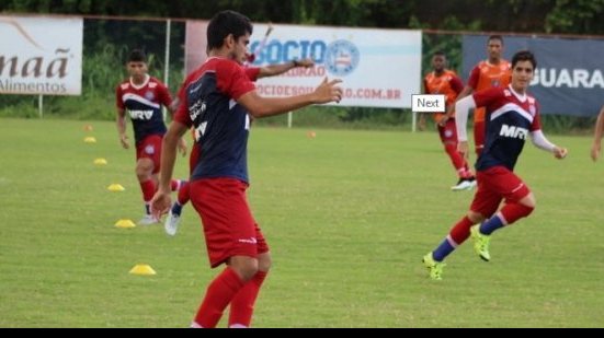 Imagem Bahia se reapresenta na tarde desta quinta-feira 