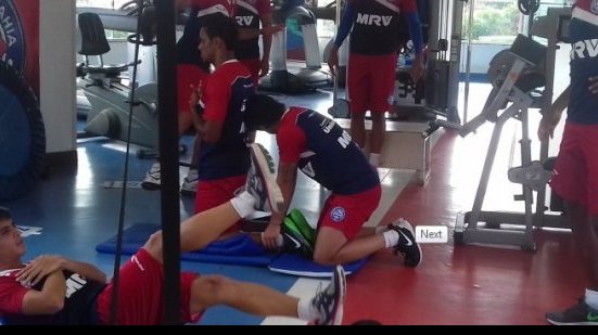 Imagem Bahia foca na parte física em treino visando confronto pelo Baianão
