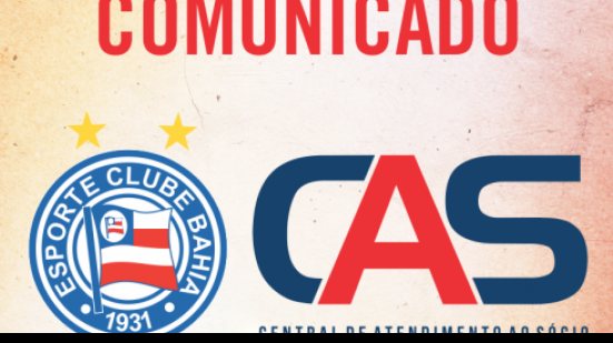 Imagem Bahia reabre central de sócios e anuncia esquema para jogo com o Flamengo