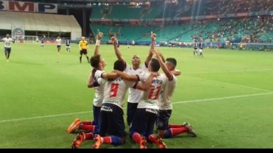 Imagem Confira os gols do triunfo do Bahia sobre o Confiança