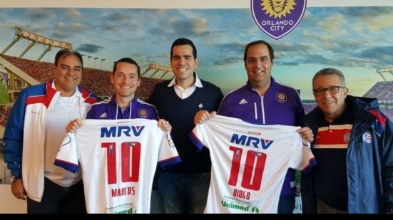 Imagem Delegação do Bahia nos EUA visita sede e estádio do Orlando City