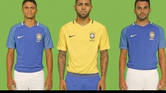 Imagem Em rede social, CBF divulga novos uniformes da seleção brasileira 