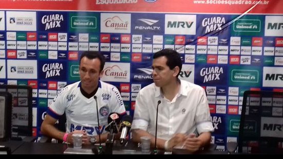 Imagem Thiago Ribeiro é apresentado e garante intenção de cumprir contrato no Bahia