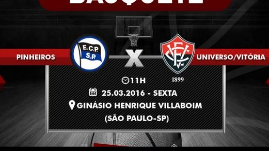 Imagem Time de basquete do Vitória segue vivo na briga por uma vaga no NBB