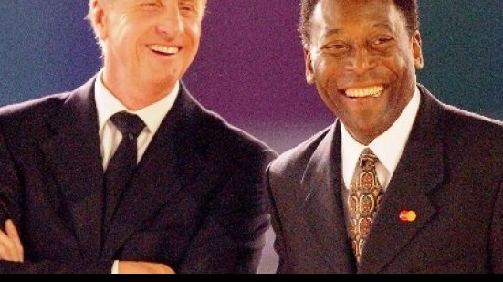 Imagem Johan Cruyff foi um grande jogador e técnico, diz Pelé