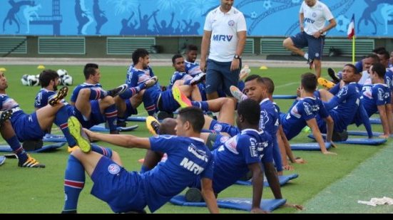 Imagem Bahia treina na Arena Fonte Nova e Thiago Ribeiro tem estreia confirmada
