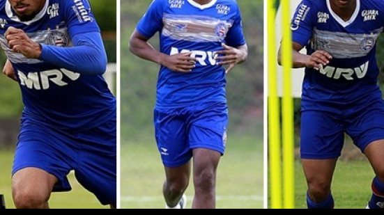 Imagem Hernane, Tinga e Danilo Pires já fazem transição para voltar a atuar no Bahia