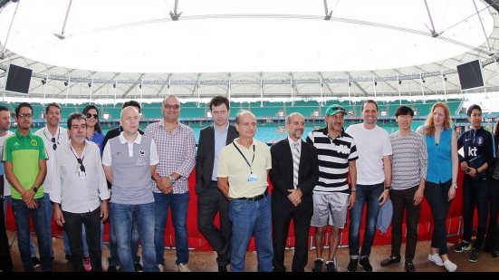Imagem Comitivas de seleções olímpicas fazem inspeção na Arena Fonte Nova