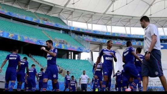Imagem Bahia treina nesta terça-feira na Arena e Doriva vai definir equipe para decisão