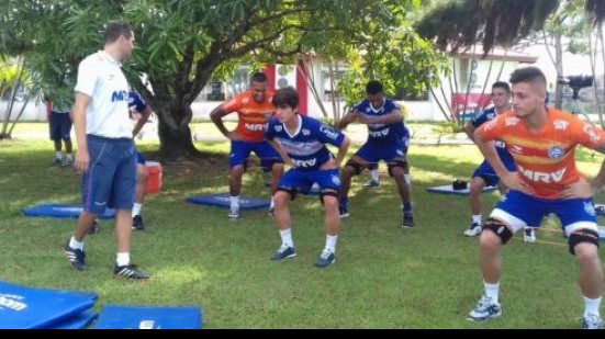 Imagem  Bahia realiza treino físico e só retornam aos treinos na segunda-feira