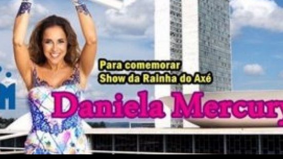 Imagem Chegada da Tocha Olímpica em Brasília terá show de Daniela Mercury