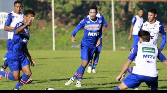 Imagem Com Hernane e Feijão de titulares, Bahia treina para o BAVI
