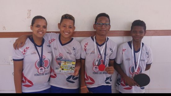 Imagem Projeto de Iniciação Olímpica leva alunos a Campeonato Baiano de Tênis de Mesa