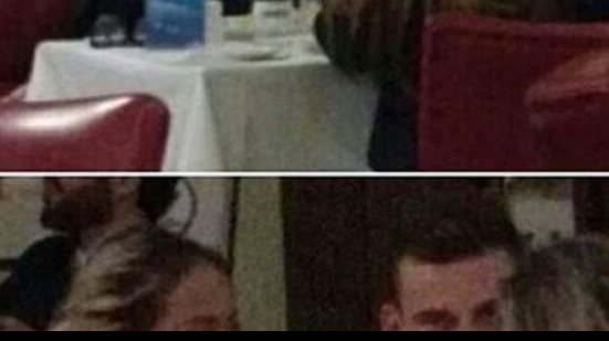 Imagem Irmã de Neymar é vista aos beijos com jogador do Santos; veja fotos