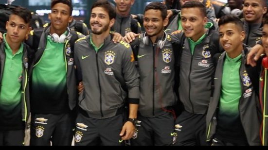 Imagem Com rubro-negros, Seleção Sub-20 faz primeira atividade na Coreia do Sul