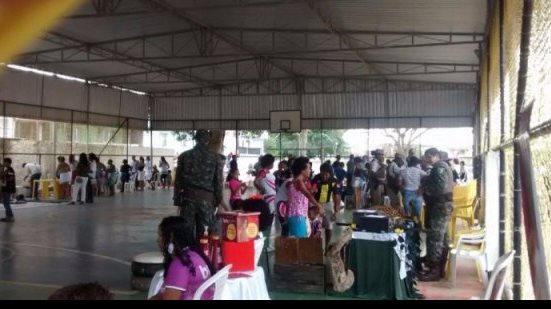 Imagem Ação da PM e Esporte Clube Ypiranga beneficia moradores da Vila Canária