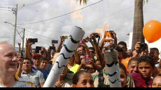Imagem Tocha Olímpica chega à Bahia com festa em Teixeira de Freitas