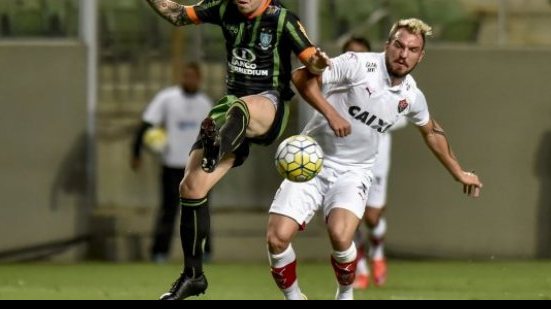 Imagem Confira os gols do empate entre América-MG e Vitória