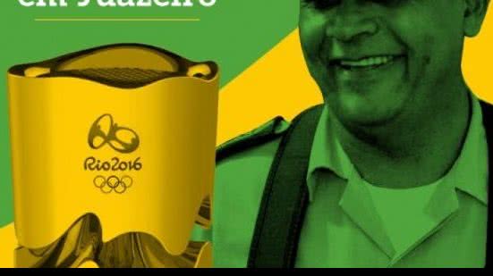 Imagem Comandante Geral da Polícia Militar conduz Tocha Olímpica em Juazeiro