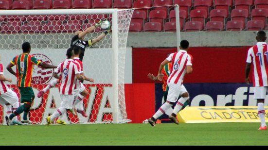 Imagem Naútico comemora primeiro ponto fora de casa contra o Bahia