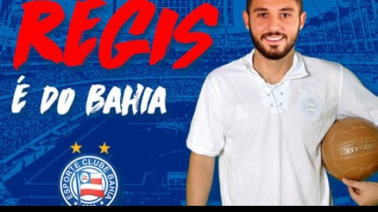 Imagem Bahia anuncia Régis de forma oficial