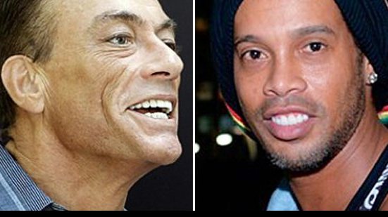 Imagem Ronaldinho vai participar de filme com Jean-Claude Van Damme