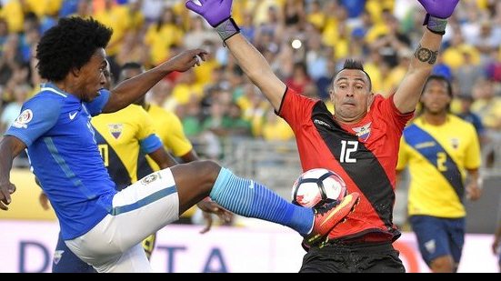 Imagem Equador tem gol legal anulado e Brasil arranca empate na estreia da Copa América