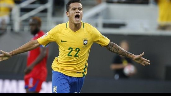 Imagem 7 a 1: Philippe Coutinho brilha e Brasil atropela o Haiti
