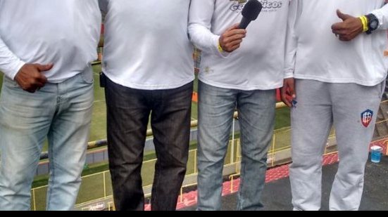Imagem  Equipe dos Galáticos pronta para transmitir Vitória e Ponte Preta 