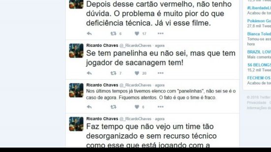 Imagem Torcedor do Bahia, cantor desabafa e mostra decepção com elenco