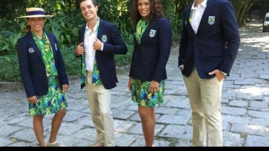 Imagem COB apresenta uniformes da abertura e encerramento da Rio 2016