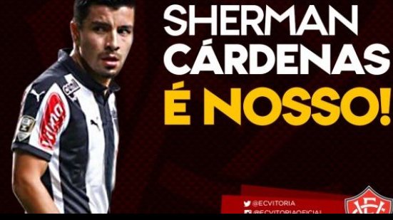 Imagem Chegada de Cárdenas ao Vitória é adiada