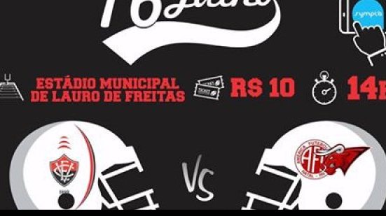 Imagem Vitória estreia neste sábado na Superliga Nacional de Futebol Americano