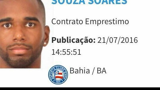 Imagem   Volante é regularizado e já pode estrear no Bahia 