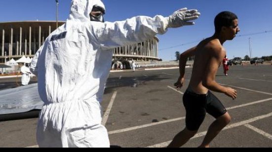 Imagem Em Brasília, Exército simula ataque químico no Estádio Mané Garrincha