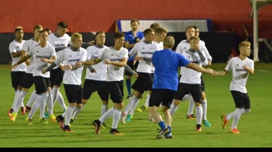 Imagem Seleção da Alemanha treina no Barradão para Jogos Olímpicos
