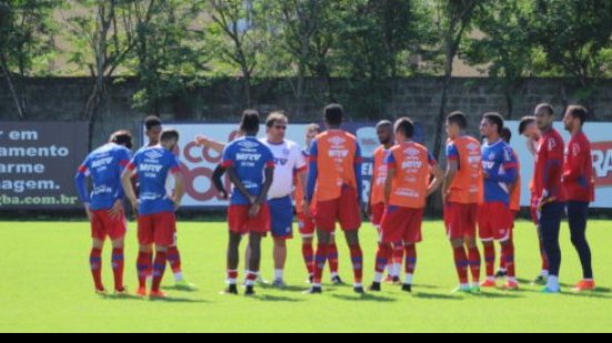 Imagem Bahia finaliza mais um dia de treinamentos para encarar Atlético-GO