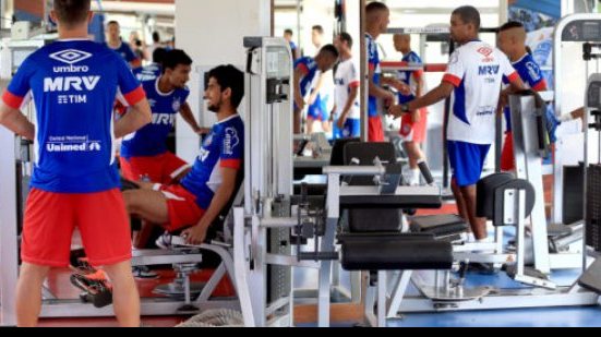 Imagem Bahia inicia dia com trabalho físico no Fazendão 