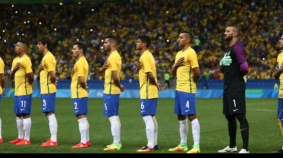 Imagem Presidente e vice da FBF se despedem da Seleção Olímpica em almoço