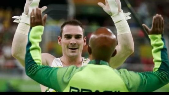 Imagem Arthur Zanetti conquista prata nas argolas; grego leva ouro