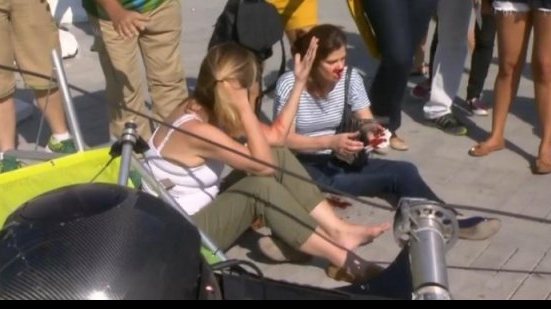 Imagem Queda de câmera deixa duas mulheres feridas no Parque Olímpico
