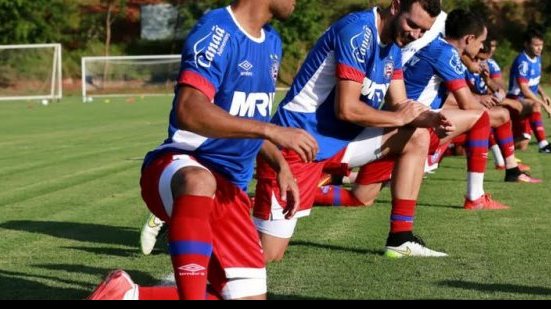 Imagem Buscando encostar o G4, Bahia segue treinando para encarar o Paraná