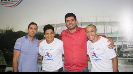 Imagem Boxeadores olímpicos da Bahia visitam à Sudesb para agradecer apoio 