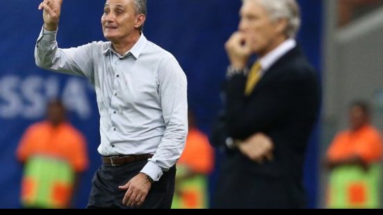 Imagem Tite comemora triunfo sobre a Colômbia: "acima do que imaginava"